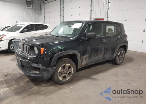 2015 Jeep Renegade Sport from USA, damaged, VIN ZACCJBAT7FPC03923